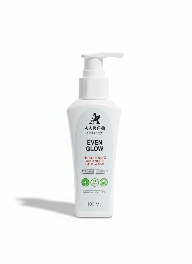 Aargo Lifestyle Even Glow Brightening Face Wash | Tyrosine + Vitamin C — 100ml