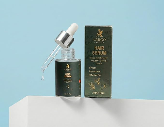 Aargo Lifestyle Hair Growth Serum | Redensyl + Anagain + Biotin — 30ml