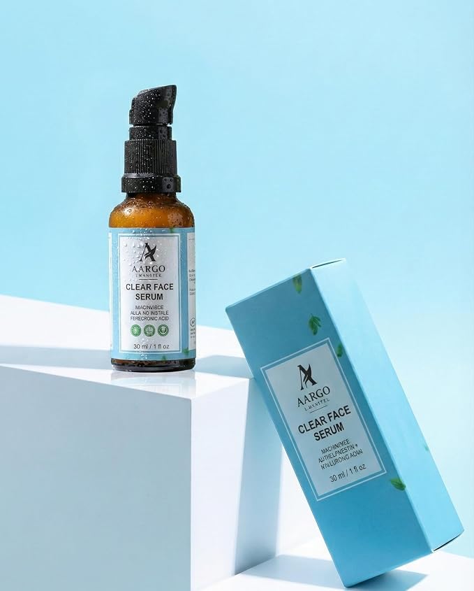 Aargo Lifestyle Clear Face Serum | Niacinamide + Vitamin C + Hyaluronic Acid — 30ml