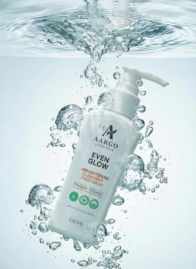 Aargo Lifestyle Even Glow Brightening Face Wash | Tyrosine + Vitamin C — 100ml